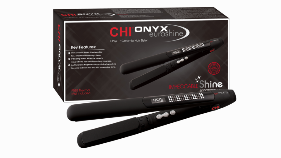 01-ONYX EUROSHINE - CERAMIC HAIR STYLER 1"