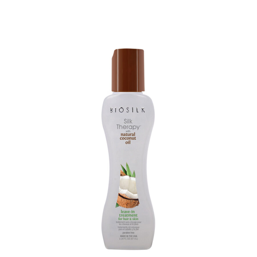 SILK THERAPY WITH COCONUT OIL LEAVE IN TREATMENT 2.26 Oz. 67 Ml