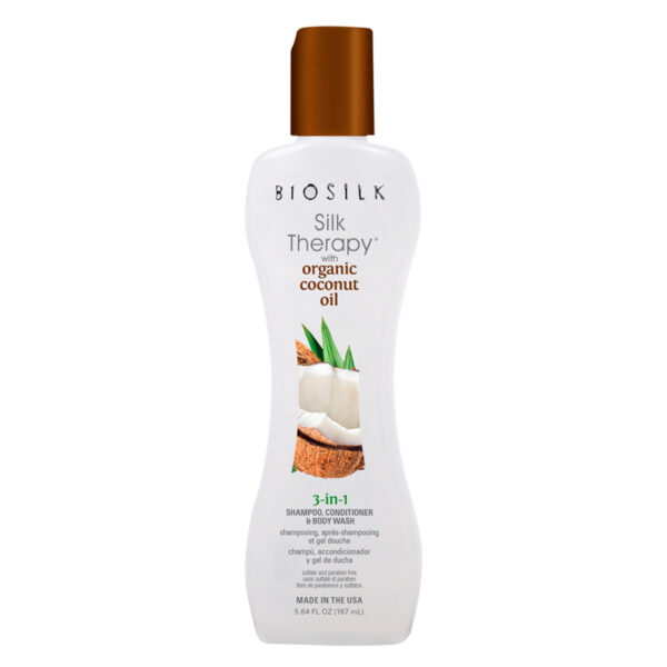 SILK THERAPY WITH COCONUT OIL 3 IN 1 12oz 355 Ml