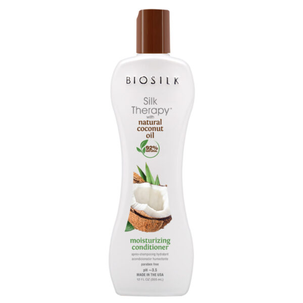 SILK THERAPY WITH COCONUT OIL - MOISTURIZING CONDITIONER 12oz 355 Ml