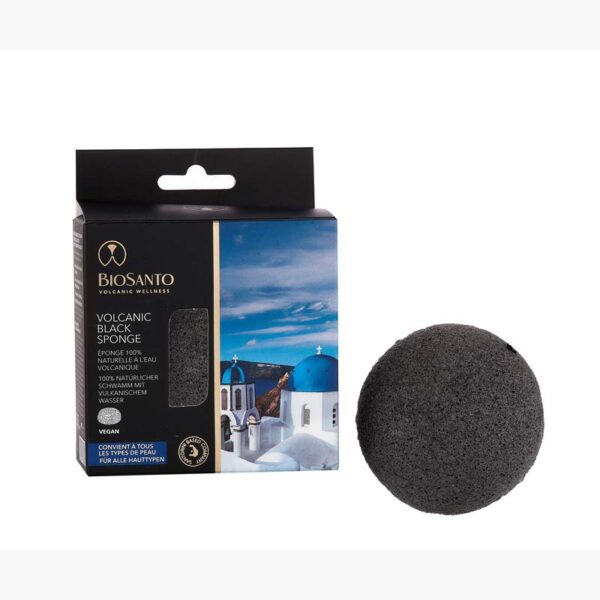 BIOSANTO VOLCANIC BLACK SPONGE