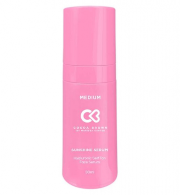 COCOA BROWN SUNSHINE SERUM HYALOURONIC SELF TAN FACE SERUM MEDIUM