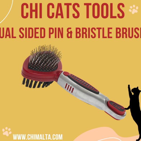 CHI PETS CATS DUAL SIDED PIN BRISTLE & BRUSH  ( CATS )