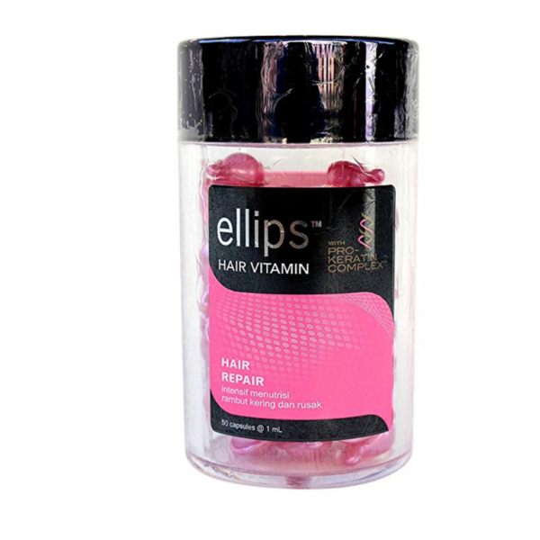 Ellips Hair Vitamin (Pro Keratin Complex) - Hair Repair , 1 Jar (@ 50 Capsule)