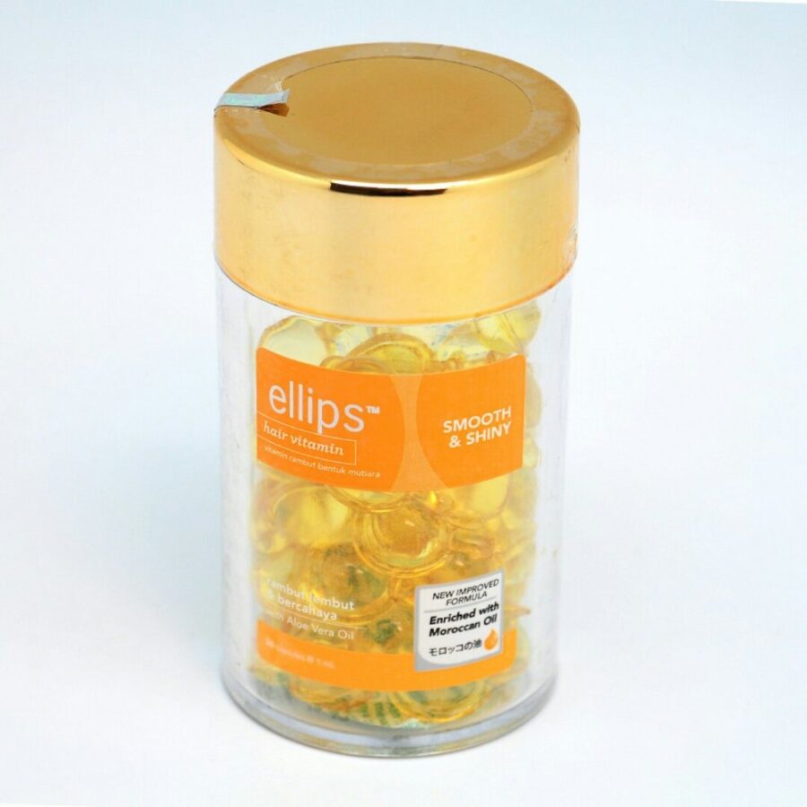Ellips hair vitamin (smooth and shiny) Yellow Jar 50 capsules