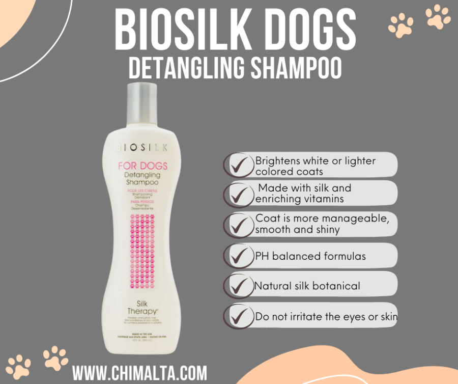 BIO SILK PETS DETANGLING SHAMPOO 355ML