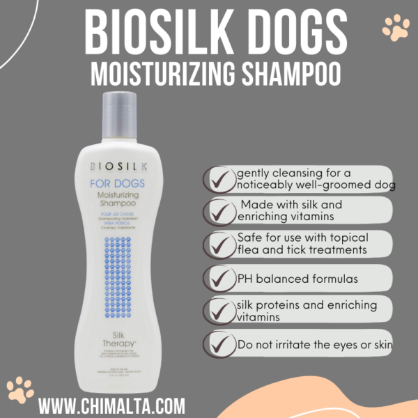 BIO SILK PETS MOISTURIZING SHAMPOO 355ML