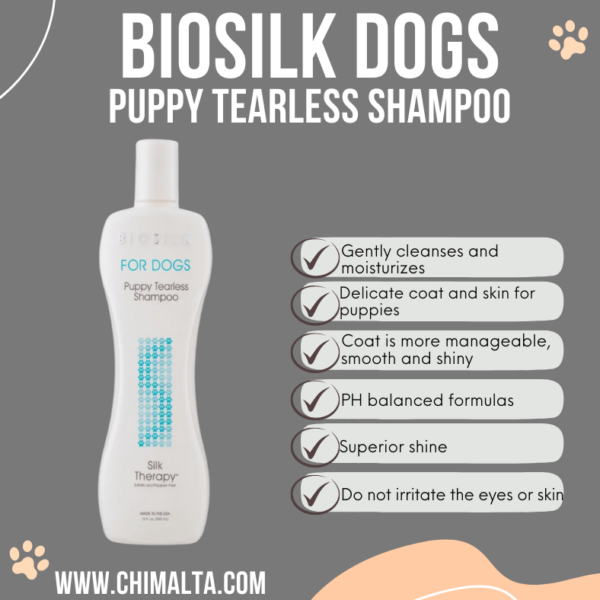 BIO SILK PETS PUPPY TEARLESS SHAMPOO 355ML