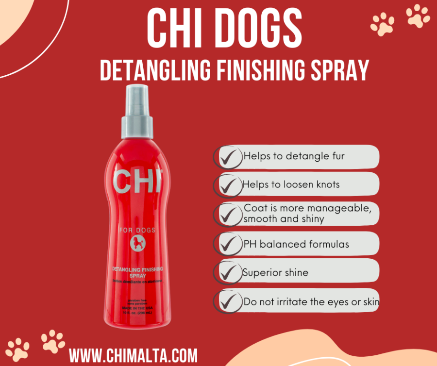 CHI PETS DOGS DETANGLING FINISHING 296ML