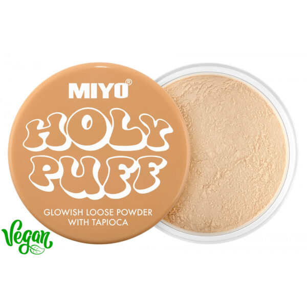 MIYO Glowish Loose Powder with Tapioca (Holly Puff)