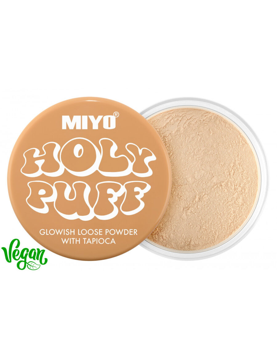 MIYO Glowish Loose Powder with Tapioca (Holly Puff)
