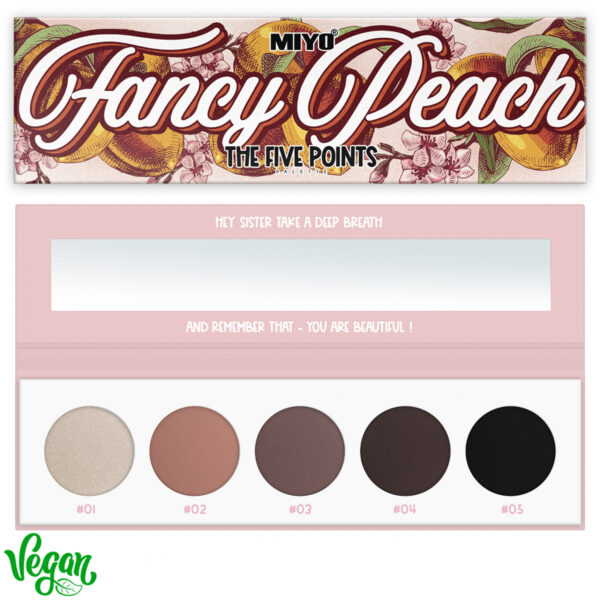 MIYO  04-5 Point Palette eyeshadows FANCY PEACH