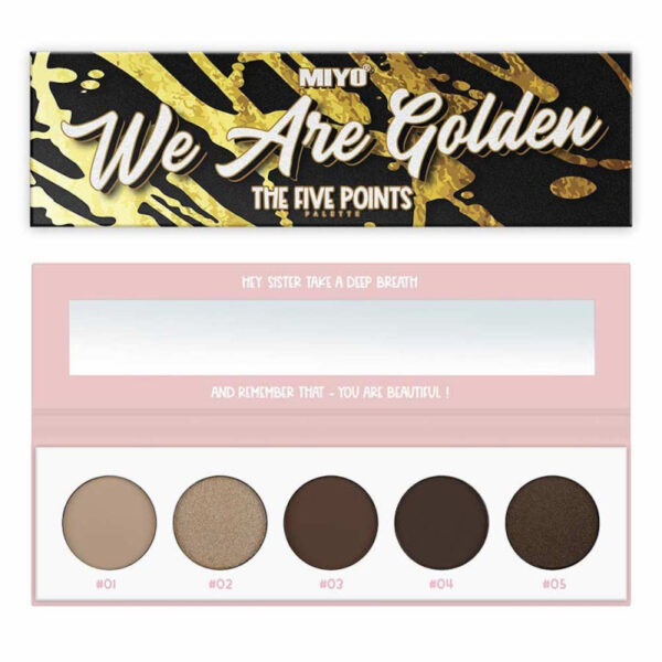 MIYO  04-5 Five point palette eyeshadows We are golden