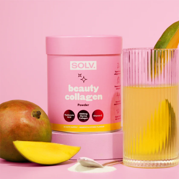 SOLV. Collagen Mango & Lychee Powder 188g
