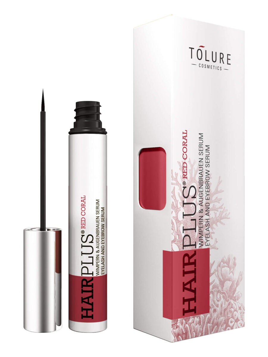 01-Tolure Hairplus Red Coral ® 3ml - Lashes & Eyebrow Serum