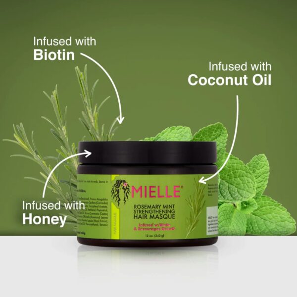 00-MIELLE Rosemary Mint Strengthening Hair Masque