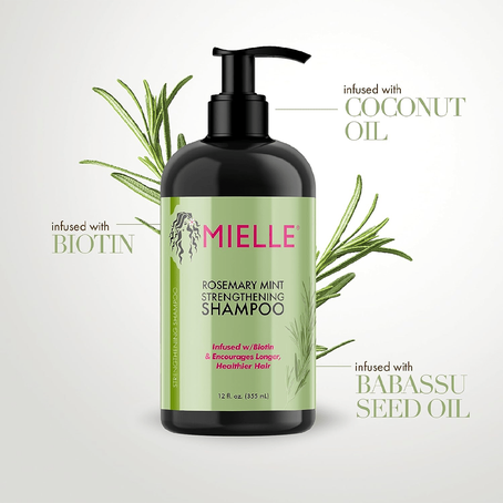 00-Mielle Organics Rosemary Mint Shampoo 12oz