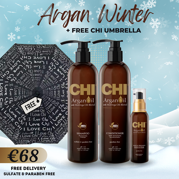 00001 ARGAN OIL WINTER TRIO + UMBRELLA