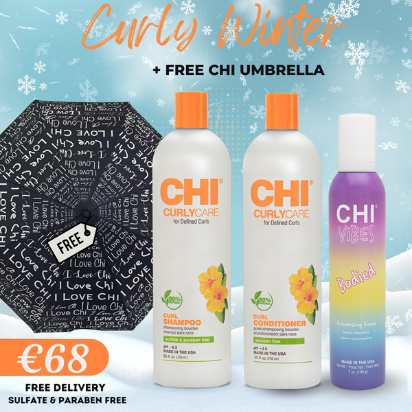 00001 CURLY CARE WINTER TRIO + UMBRELLA