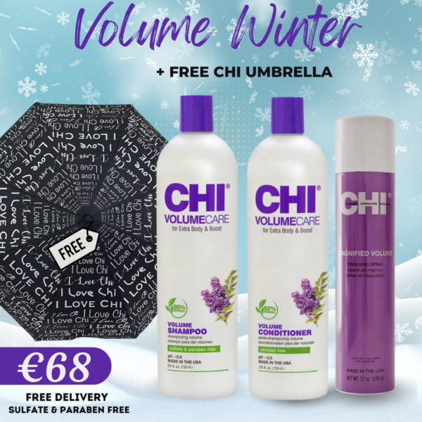 00001 CARE VOLUME WINTER TRIO + UMBRELLA