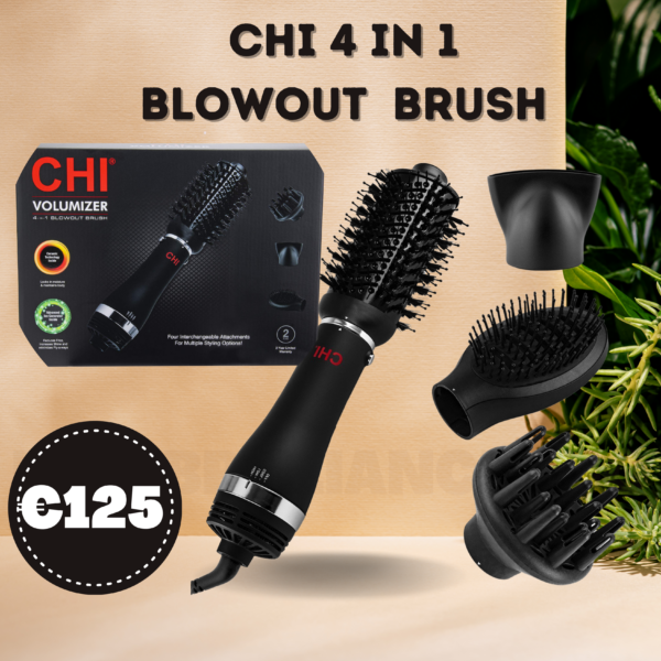 001-CHI VOLUMIZER 4-IN-1 BLOWOUT BRUSH ( NEW )