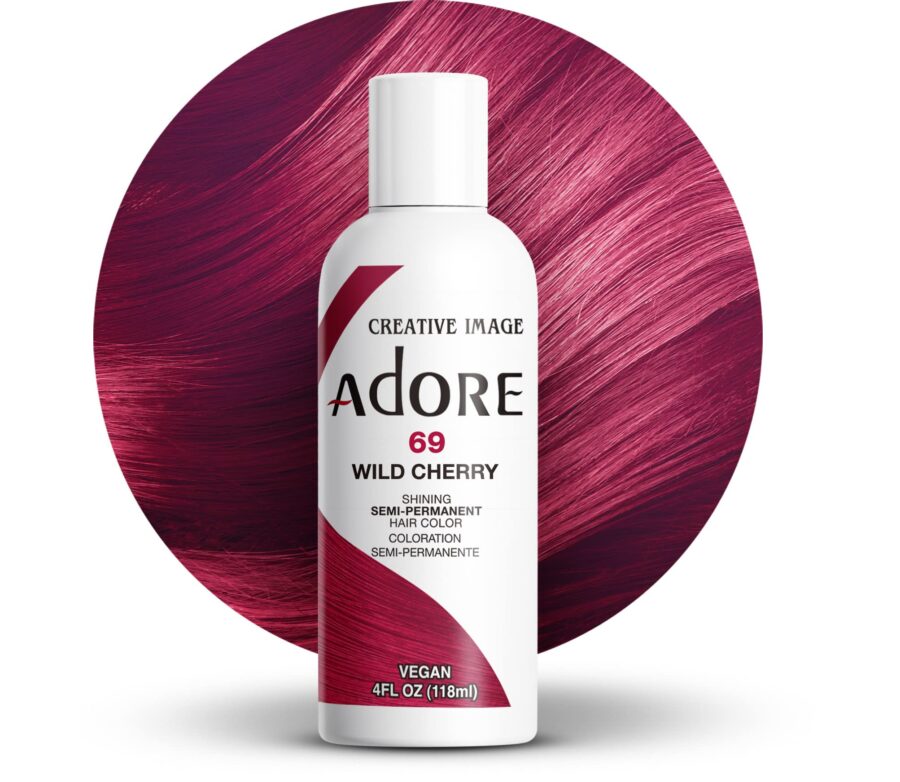 Adore Semi-Permanent Hair Color – Wild Cherry (069) | 118ml (4 Fl Oz)