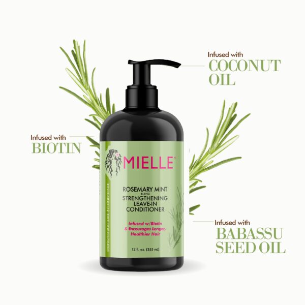 00-MIELLE Organics Rosemary Leave-In Conditioner 12oz