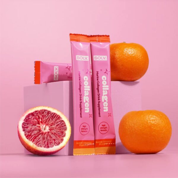 01-SOLV. Blood Orange Liquid Collagen 15ml