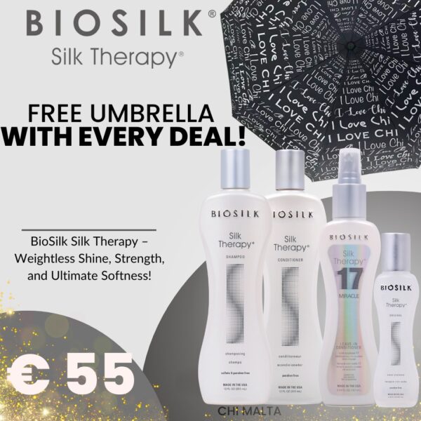 BIOSILK 4 PRODUCTS + UMBRELLA FREE