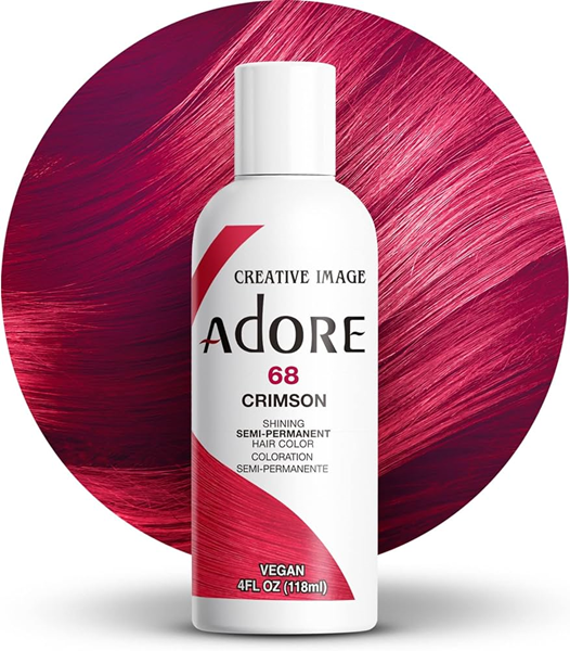 Adore Shining Semi-Permanent Hair Colour in shade 68 Crimson